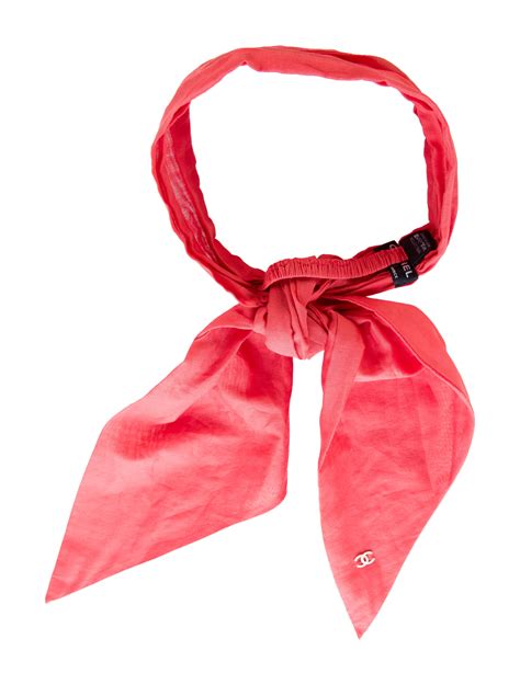 chanel headband scarf